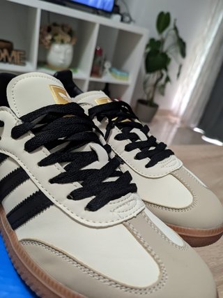Zapatillas Adidas Samba Beige/Negro