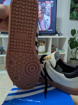 Zapatillas Adidas Samba Beige/Negro