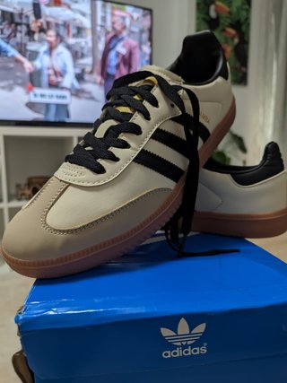 Zapatillas Adidas Samba Beige/Negro