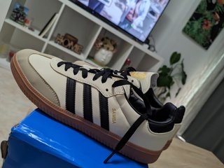 Zapatillas Adidas Samba Beige/Negro