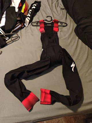 Culote Ciclismo Invierno Specialized Negro/Rojo