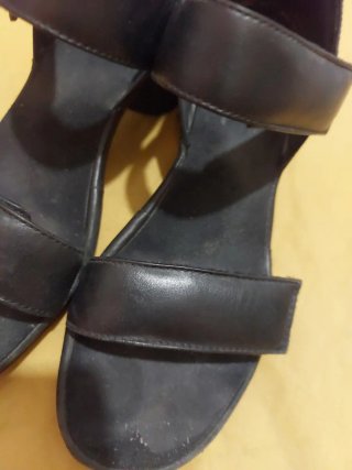 Sandalias de piel CAMPER Negras Talla 39.