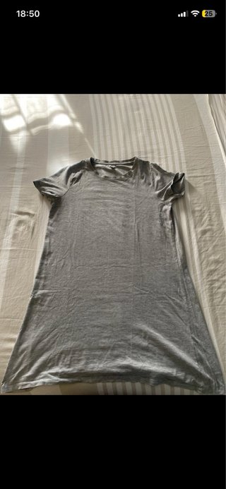 Maxi maglietta/vestito curvi grigio taglia xl 46