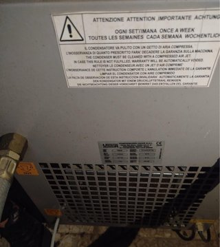 Secador Frigorífico Uniair 1000ltrs/min 10CV