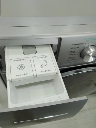 Lavadora Whirlpool 9kg inox