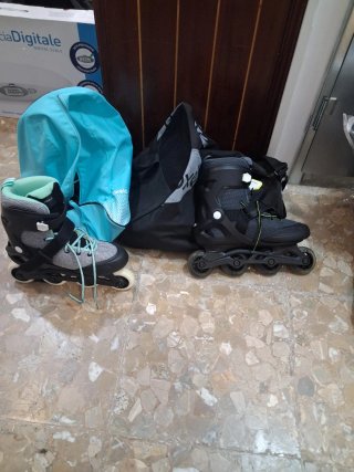 Patines Decathlon con bolsa a juego talla 41 y 45
