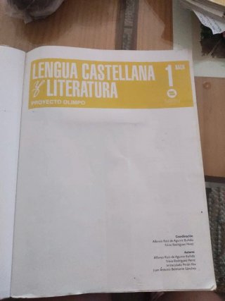 Lengua Castellana y Literatura, 1 Bach. Proyect...