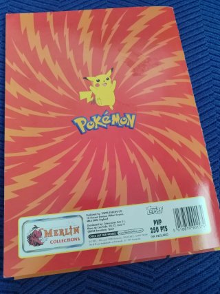 Álbum Cromos Pokémon Merlín Collections 1999