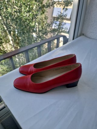 Zapatos piel rojos Jaime Mascaró Talla 38/39