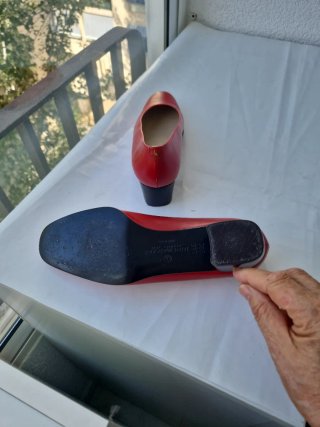 Zapatos piel rojos Jaime Mascaró Talla 38/39