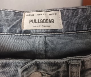 Pantalón chándal PULL&BEAR gris Talla M