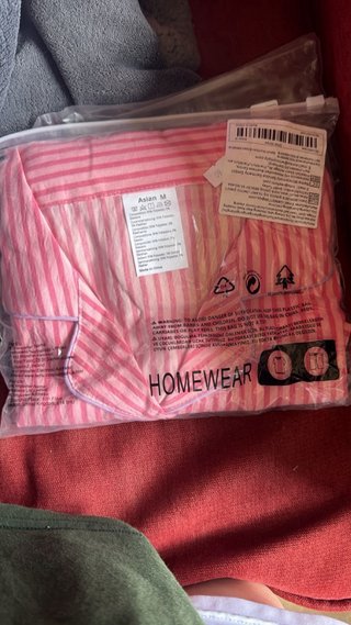 Pijama Rayas Rosas Talla s