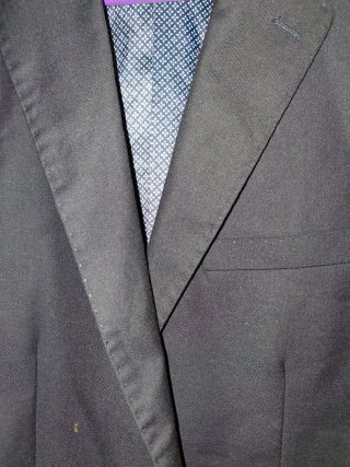 Traje de caballero Azul