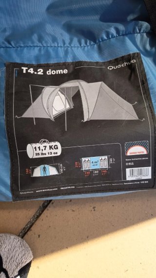 Tienda de campaña Quechua