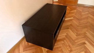 Mueble salón con 2 estanterías flotantes