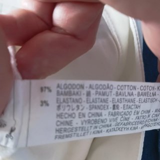 Pantalón corto blanco Bershka Talla 36