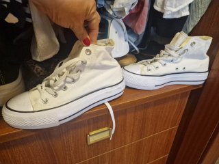 Zapatillas Converse Blancas Caña Alta