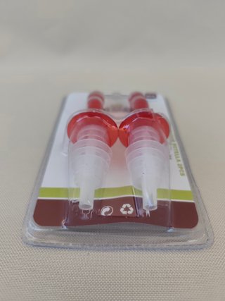 Confezione da 2 tappi dosatori per bottiglie - Nuovo