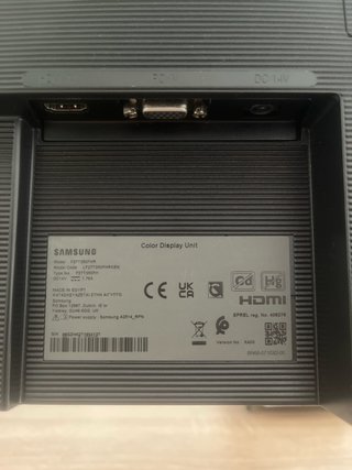 Monitor Samsung 27 Negro