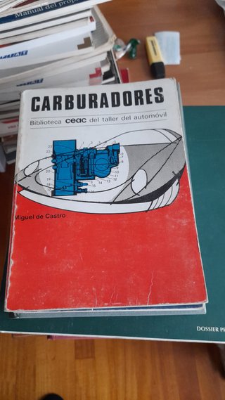 Libro Carburadores de Miguel de Castro