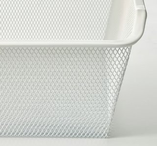 Cesto de rejilla KOMPLEMENT IKEA blanco 50x58 cm