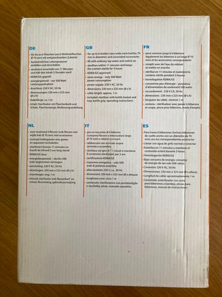 Esterilizador de vapor electrónico H+H