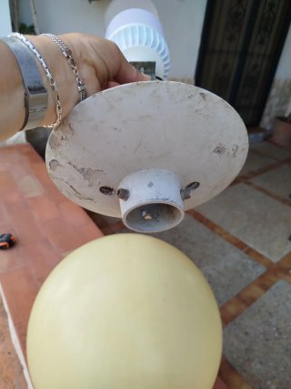 Esfera, Bombilla y Acople Farola