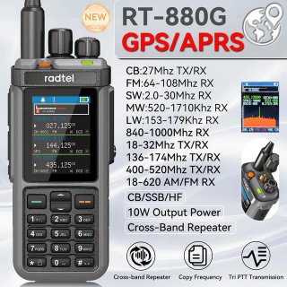 Radio Walkie Radtel RT-880G + 2 Antenas