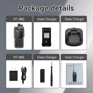 Radio Walkie Radtel RT-880G + 2 Antenas