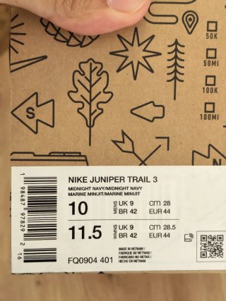 T44 Nike Juniper Trail 3 Azul/Morado