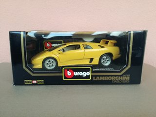 1/18 MODELLO LAMBORGHINI DIABLO GIALLA BURAGO 1990