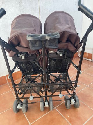 Carrito Gemelar Be Cool Marrón