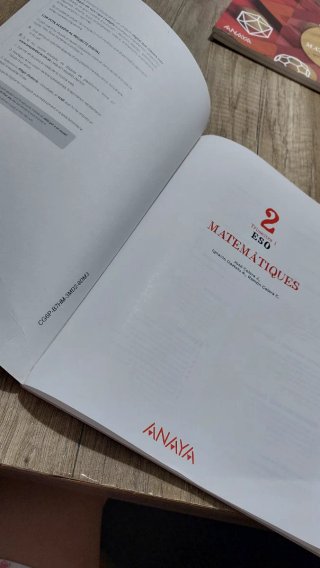 Libros de matemáticas 2 ESO