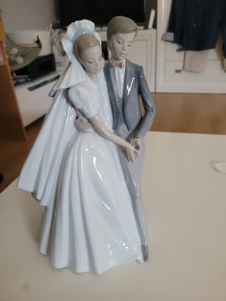 Figura Nao Porcelana Novios