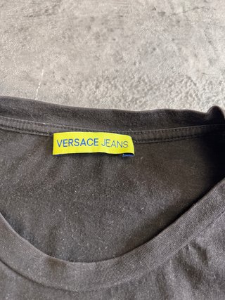 Camiseta Versace Jeans Negra Estampada