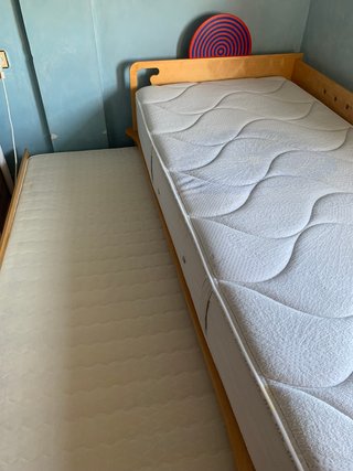 Cama nido HABA 90x200 con 2 colchones