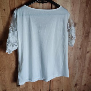 Blusa Mujer Encaje Blanca