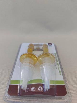 Confezione da 2 tappi dosatori per bottiglie - Nuovo