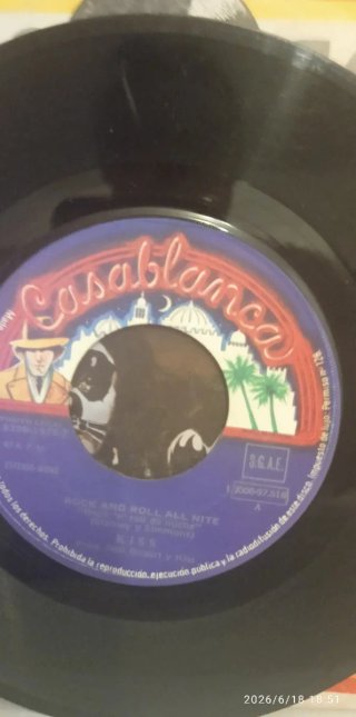 Vinilo 45 rpm Kiss - Rock and Roll All Nite