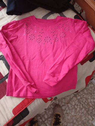 Sudadera niña Minnie lentejuelas