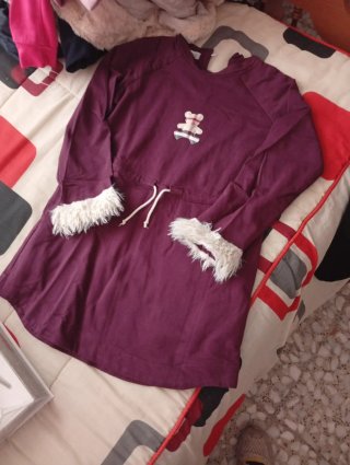 Sudadera niña Minnie lentejuelas