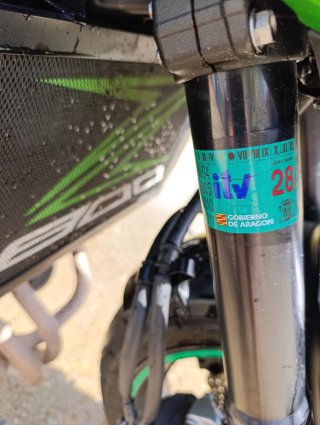 Kawasaki Z800E Negra y Verde