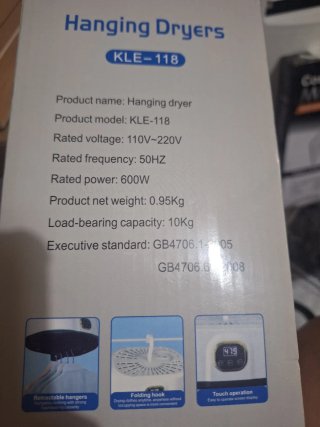 Secador Ropa Portátil Plegable KLE-118