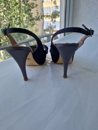 Sandalias piel y tela  Adolfo Domínguez Talla 39