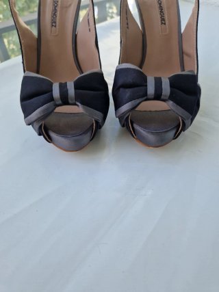 Sandalias piel y tela  Adolfo Domínguez Talla 39