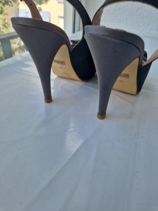 Sandalias piel y tela  Adolfo Domínguez Talla 39
