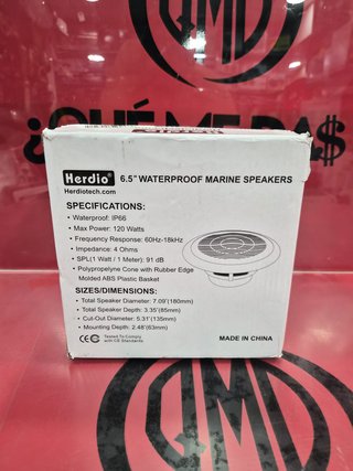 Altavoces de Techo Impermeables Herdio, Nuevos.
