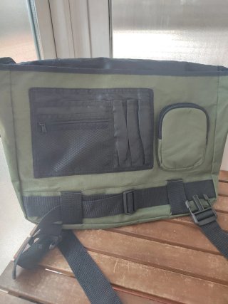 Bolso Cartera Verde para Documentos
