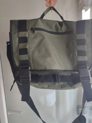 Bolso Cartera Verde para Documentos