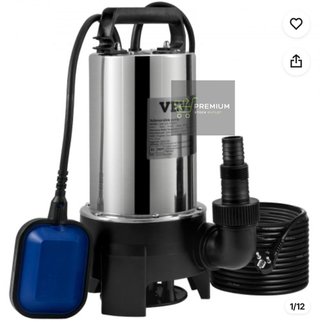 VEVOR Bomba Sumergible de Aguas Residuales 1100W